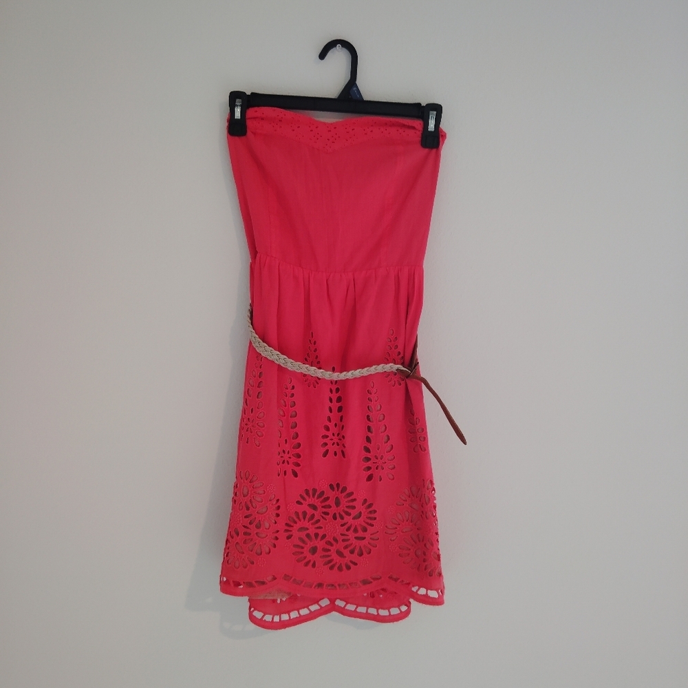 Flying Tomato Strapless Mini Dress